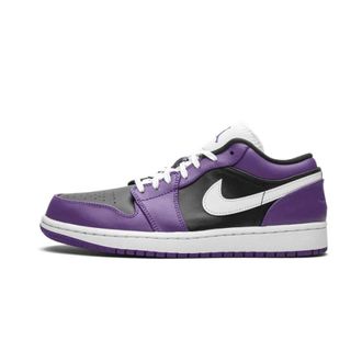 Nike Jordan 1 Low - unisex - Sport - Paars - Maat: 42 1/2 EU Leer