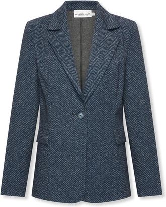 Hart by Helena Hart Ziggy Lano Tweed Blazer Marine - Dames - Blazers - Blauw - L - Tweed - Jassen