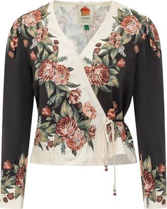 Farm Rio Mujer, Blusas y Camisas, Multicolor, Talla: S