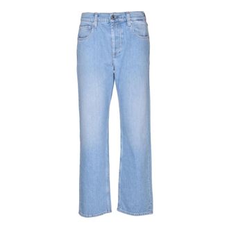 Replay Straight Jeans, female, Blue, Size: W28 Denim jeans with elastane blend