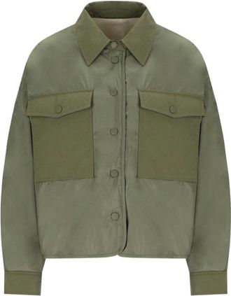 Max Mara Cork Reversible Jacket - Dames - Jassen - Groen - Maat: S Poliester