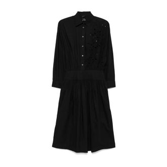 Pinko Shirt Dresses, female, Black, XS, Contromano Dress