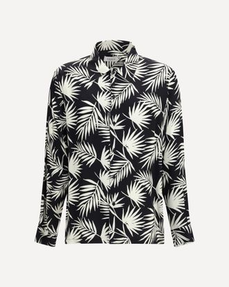 Laneus Printed bowling Shirt Male 48