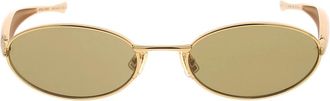 Bottega Veneta Zonnebrillen - unisex - Zonnebrillen - Geel - ONE Size - Accessoires