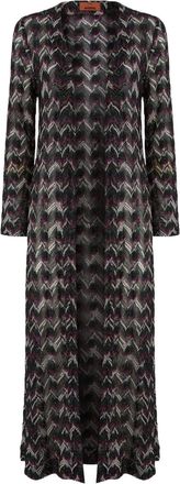 Missoni Cardigan con motivo chevron - Nero
