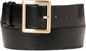 Kazar Universele zwart leren riem - Dames - Riemen - Zwart - 100 CM - Leer - Accessoires