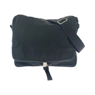 Prada Pre-owned Cross Body Bags, female, Black, Size: ONE SIZE Pre-owned Nylon Cross Body Bag