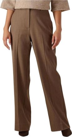 Second Female Dames, Broeken, Bruin, Maat: S Wol