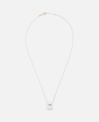 Aliita fantasma Gold Pendant Necklace