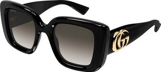Gucci GG1975S 002 Womens Sunglasses Black Size 50 - Free RX Lenses - Free RX Lenses