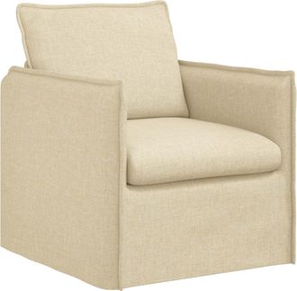 vidaXL Sof&aacute; Crema 75 X 82 X 85 Cm Tela Vidaxl