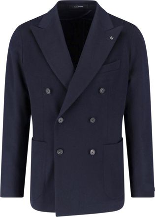 Tagliatore Blazer Doppiopetto In Cashmere