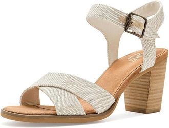 Toms Majorca Ankle Strap Womens Dress Sandals Natural : 7.5 B - Medium, Synthetic
