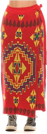 Akep Maxi Skirts - Dames - Maxi Rokken - Rood - S - Rokken