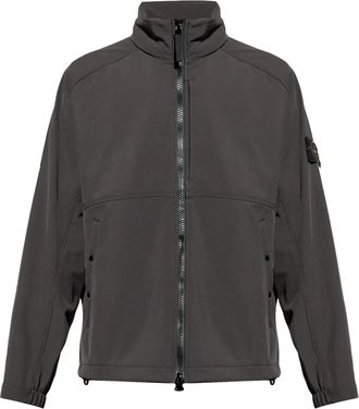 Stone Island Giacca con applicazione Compass - Grigio