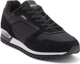BOSS Parkour Runn Sneaker in Black at Nordstrom Rack, Size 12Us / 11Uk