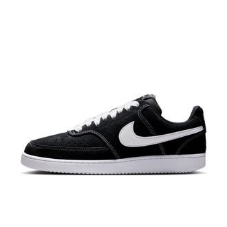 Nike Mens Court Vision Low FL Shoes in Black | IO7727-002