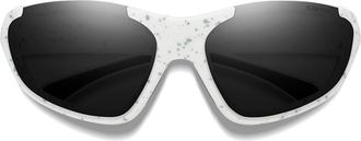 Smith Sliders 65mm Sunglasses in Snow White /Chromapop Black at Nordstrom
