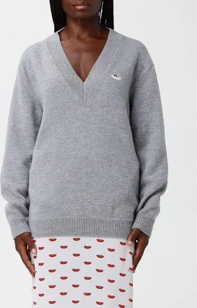 Fiorucci Dolcevita relaxed fit in lana merino e cashmere con logo applicato