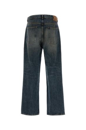 Our Legacy Mens Denim Jeans Rocker Storm Wash Exterior: Cotton Hemp