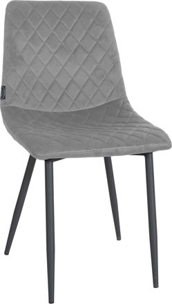 Clp Silla De Comedor Telde De Terciopelo Gris