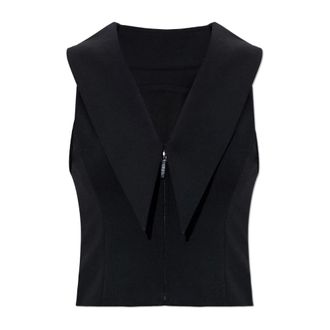 Cult Gaia Sleeveless Tops, female, Black, Size: 3XS Imania Top