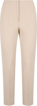 PESERICO High-waisted Broeken - Dames - Slim Fit Broeken - Roze - L - Katoen - Broeken