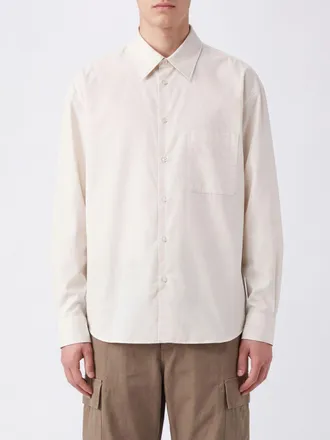 Christophe Lemaire Camicia relaxed fit in cotone e seta con colletto francese