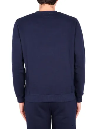 Ballantyne Logo-Print Cotton Sweatshirt - Blue