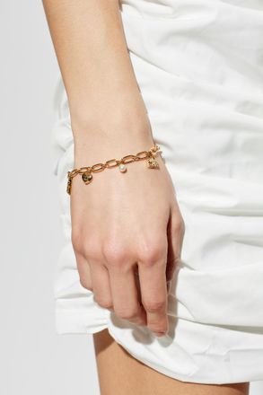 Coach Charm Bracelet, Womens, Gold