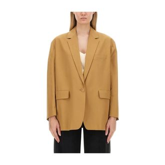 Max Mara Blazers, female, Beige, Size: 3XS Monica Blazer
