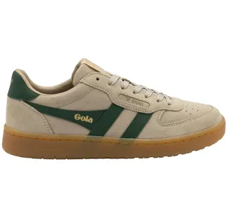 Gola Womens Hawk Suede 86 Sneaker In Bone/evergreen/gum