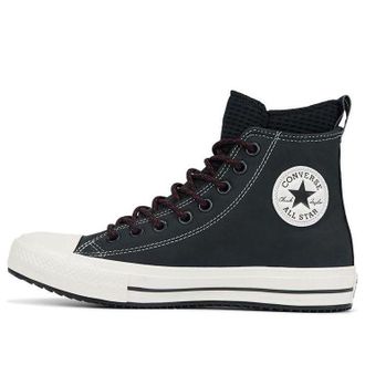 Converse Chuck Taylor All Star High Nubuck Boot Black 166607C