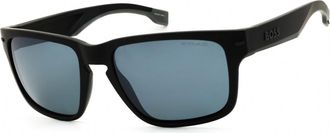HUGO BOSS BOSS 1497/S 0O6W 25 Matte Black Grey/Grey Polarized High Contrast Oleophobic