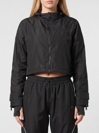 Plein Sport Giacca a vento con cappuccio in nylon stretch
