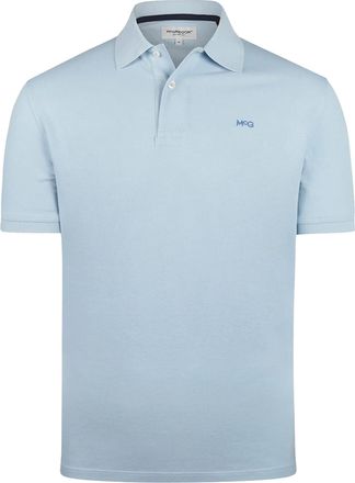 McGregor Classic Polo Shirts for Men, Premium Cotton, Breathable & Comfortable, Regular Fit for Casual, Work, or Golf, Light Blue, Large
