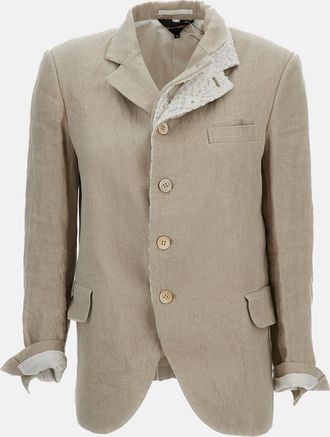 Comme Des Gar&ccedil;ons Blazer Monopetto In Lino