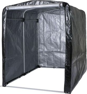 Hhg Nunca Usado] Caseta De Jard&iacute;n Hhg 449, Caseta De Jard&iacute;n Caseta De Herramientas Caseta De Jard&iacute;n, Aluminio Protecci&oacute;n Uv Impermeable, 201x157x201cm, An