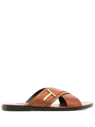 Tom Ford Leather Sandals − Sale: up to −77% | Stylight