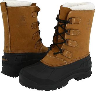 kamik Alborg Mens Cold Weather Boots Tan : 10 D - Medium, Leather/Nubuck/Rubber