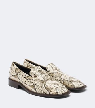 Acne Studios Mocasines de piel grabada