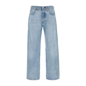 Levi's Straight Jeans, male, Blue, Size: W33 501 Loose Jeans