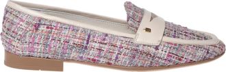 Baldinini Tweed Loafer - Dames - Loafers - Veelkleurig - 39 EU - Tweed - Schoenen