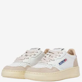 Autry Girls Sneakers Medalist Low Multicolour Leather Trainers