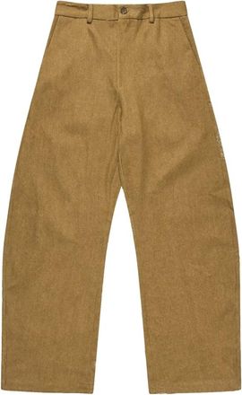Munthe Broeken, Dames, Beige, 2Xs, Wide Broeken