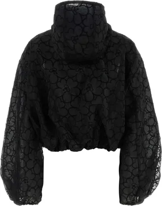 Cecilie Bahnsen Womens Black Organza Aisha Jacket Giubbini