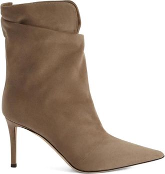 Giuseppe Zanotti Ron suède enkellaarzen - Bruin