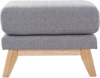 Miliboo Poggiapiedi scandinavo Grigio chiaro OSLO