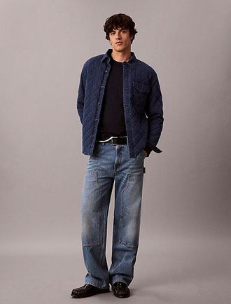 Calvin Klein Sobrecamisa Denim Acolchada
