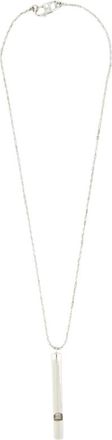 Maison Margiela Polished Palladio Pendant Necklace - unisex - Kettingen - Grijs - ONE Size - Accessoires